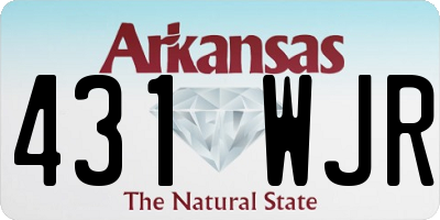 AR license plate 431WJR