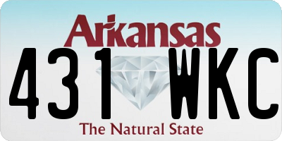 AR license plate 431WKC
