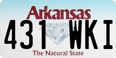 AR license plate 431WKI