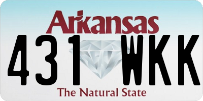 AR license plate 431WKK