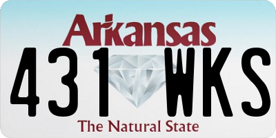 AR license plate 431WKS