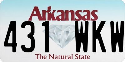 AR license plate 431WKW