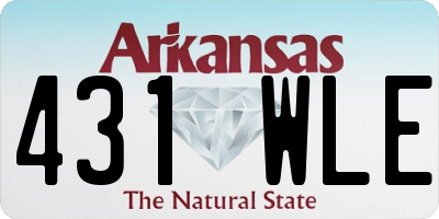 AR license plate 431WLE