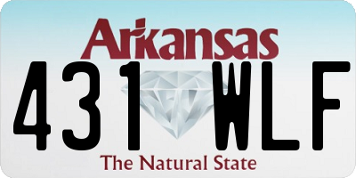 AR license plate 431WLF