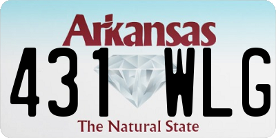 AR license plate 431WLG