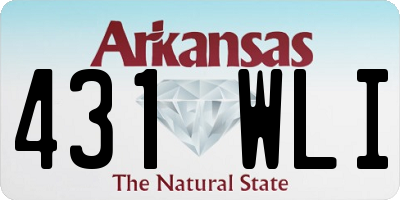 AR license plate 431WLI