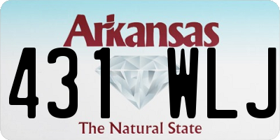 AR license plate 431WLJ
