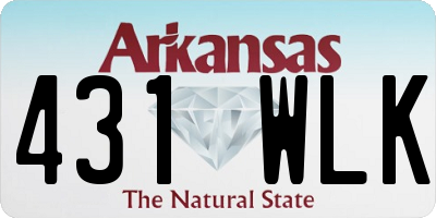 AR license plate 431WLK