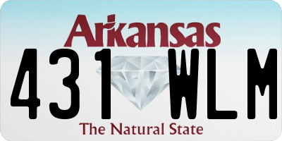 AR license plate 431WLM