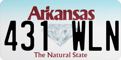 AR license plate 431WLN