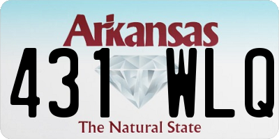 AR license plate 431WLQ