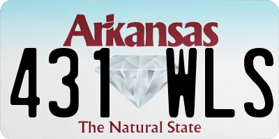 AR license plate 431WLS