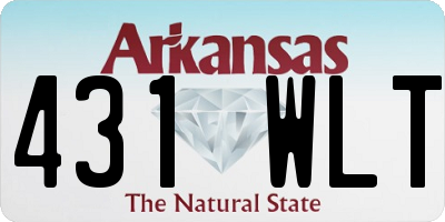 AR license plate 431WLT