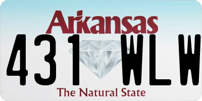 AR license plate 431WLW