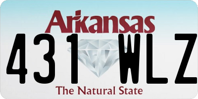 AR license plate 431WLZ