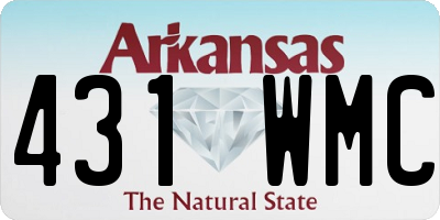AR license plate 431WMC