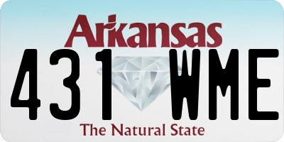AR license plate 431WME