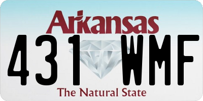 AR license plate 431WMF