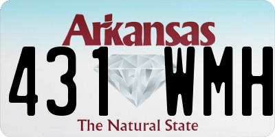 AR license plate 431WMH