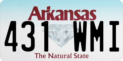 AR license plate 431WMI