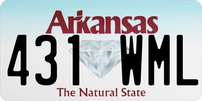 AR license plate 431WML