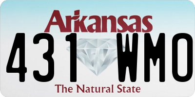 AR license plate 431WMO