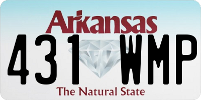 AR license plate 431WMP