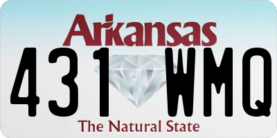 AR license plate 431WMQ