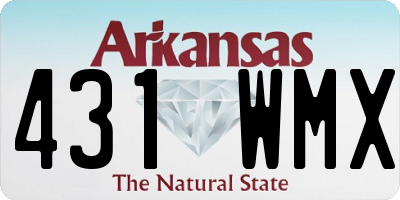 AR license plate 431WMX