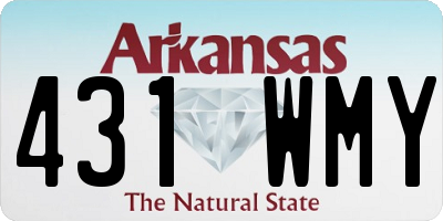 AR license plate 431WMY