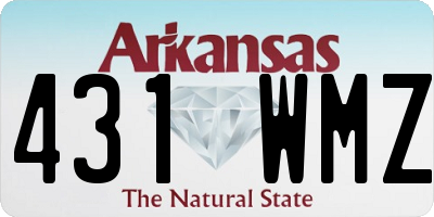 AR license plate 431WMZ