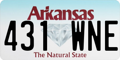 AR license plate 431WNE