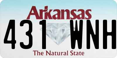 AR license plate 431WNH