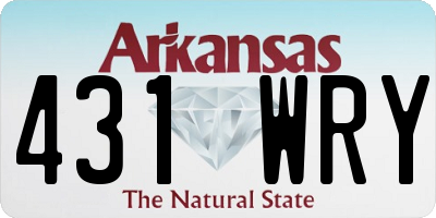 AR license plate 431WRY