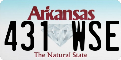 AR license plate 431WSE