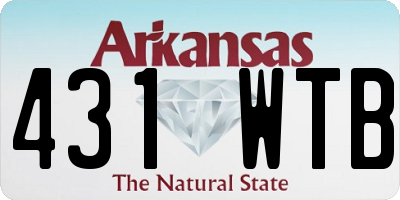 AR license plate 431WTB