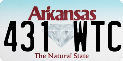 AR license plate 431WTC