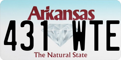 AR license plate 431WTE