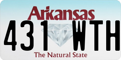 AR license plate 431WTH