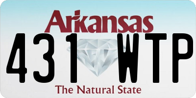 AR license plate 431WTP