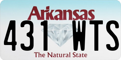 AR license plate 431WTS