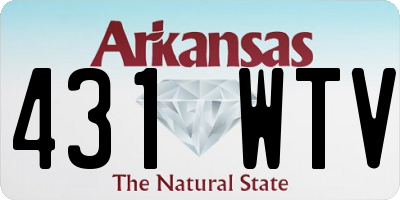 AR license plate 431WTV