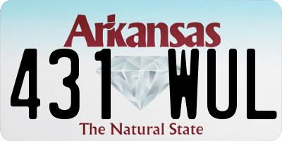 AR license plate 431WUL