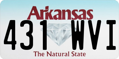 AR license plate 431WVI