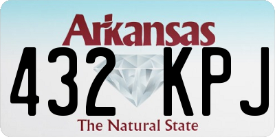 AR license plate 432KPJ