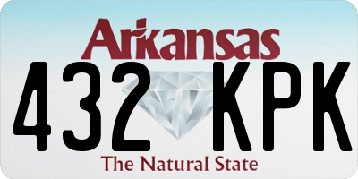 AR license plate 432KPK