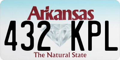 AR license plate 432KPL