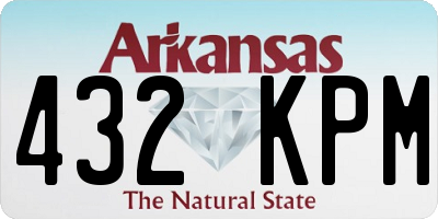 AR license plate 432KPM