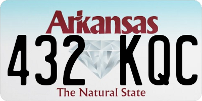 AR license plate 432KQC