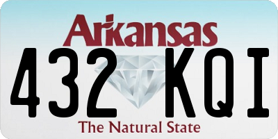 AR license plate 432KQI